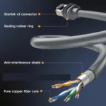 SL301 Starlink Gen3 CAT6 1000Mbps Ethernet Connection Cable - Image 9