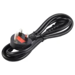 Big UK Plug Computer PC Power Cord 3 Pin Cable 0.5 Square - Image 3