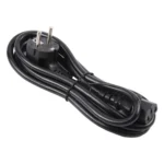 EU Plug Computer PC Power Cord 3 Pin Cable 0.5 Square - Image 2