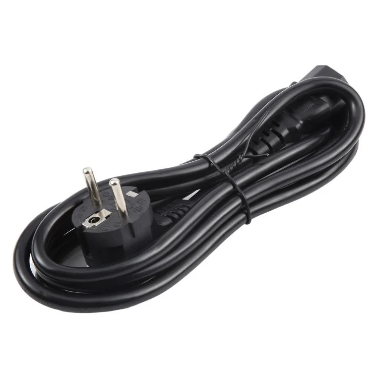 EDA007609701A_3.webp EU Plug Computer PC Power Cord 3 Pin Cable 0.5 Square - Image 4