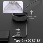 Type-C to DC 5.5x2.1mm 100W Computer Charging Adapter - Image 3