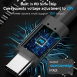 Type-C to DC 5.5x2.1mm 100W Computer Charging Adapter - Image 5