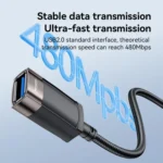 Yesido GS26 480Mbps High Speed USB2.0 Extension Cable, Length: 1.5m - Image 5