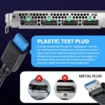 DisplayPort 8K DP1.4 Male to Male Connection Cable for Device Testing - Image 3