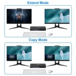 KC-KVM402DP 8K 30Hz 4 Input 2 Output DP / USB3.0 Dual Monitor KVM Switch - Image 5
