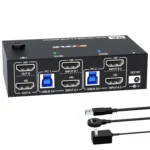 KC-KVM8202 8K 60Hz USB3.0 / HDMI 2-Port Dual Monitor KVM Switch - Image 2