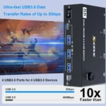 KC-KVM8202 8K 60Hz USB3.0 / HDMI 2-Port Dual Monitor KVM Switch - Image 5