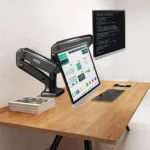 Lenovo Thinkplus ZJA1 Clip-on Desktop Dual-Arm Monitor Holder - Image 2