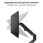 Lenovo Thinkplus ZJA4 Rotatable Lift Desktop Monitor Holder - Image 4