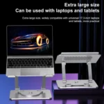 Lenovo Thinkplus ZJA7 360 Degree Rotating Laptop Heat Dissipation Metal Holder - Image 12