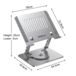 Lenovo Thinkplus ZJA7 360 Degree Rotating Laptop Heat Dissipation Metal Holder - Image 14