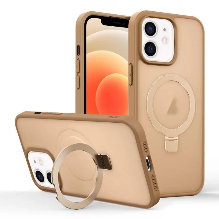 Skin-feel Ring MagSafe Holder Phone Case