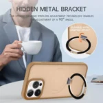 Skin-feel Ring MagSafe Holder Phone Case - Image 6