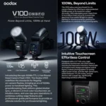 Godox V100 Round Head TTL Flash Speedlite - Image 4