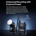 Godox V100 Round Head TTL Flash Speedlite - Image 9