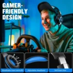 KOTION EACH GS400 Omni-directional Mic Gaming Headset, Length: About 1.9m - Image 4