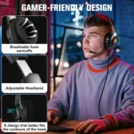 SoulBytes S100 Omni-directional Microphone Esports Headset, Length: About 1.9m - Image 4