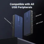 Onten KVM200 USB 3.2 Gen2 Sharing Switch 2 In 4 Out - Image 3