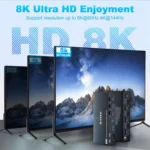 KCEVE KC-KVM302DH 8K 60Hz HDMI and DP and USB3.0 Dual Monitor KVM Switch - Image 4