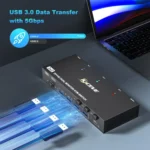 KCEVE KC-KVM302DH 8K 60Hz HDMI and DP and USB3.0 Dual Monitor KVM Switch - Image 6