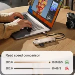 MOMAX DH19L 1-Link 9 in 1 Type-C Multifunctional HUB Adapter Docking Station - Image 12