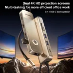 MOMAX DH19L 1-Link 9 in 1 Type-C Multifunctional HUB Adapter Docking Station - Image 6