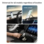 MOMAX CM30 Pac Mount Universal Transparent Magnetic Rotating Car Holder - Image 8