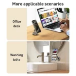 MOMAX CM30 Pac Mount Universal Transparent Magnetic Rotating Car Holder - Image 9