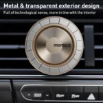 MOMAX CM35 1-Move Relaxaire Aluminum Alloy Magnetic Car Aromatherapy Holder - Image 4