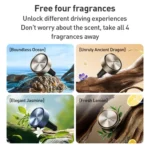 MOMAX CR12 1-Car Relaxaire Small Ring Aluminum Alloy Air Outlet Aromatherapy - Image 5