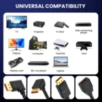 52Gbps 16K 30Hz DisplayPort Extension Adapter Cable, Length: 15cm - Image 7