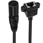 XLR 5 Pin Male to RJ45 Female Audio Cable, Length: 30cm