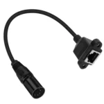 XLR 5 Pin Male to RJ45 Female Audio Cable, Length: 30cm - Image 2