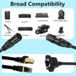 XLR 5 Pin Male to RJ45 Female Audio Cable, Length: 30cm - Image 6