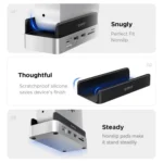 ORICO VSP10 Mini Dock Desktop Storage Expansion Multi-function Holder for Mac Mini 2024 - Image 4