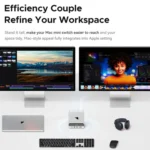 ORICO VS10 Mini Dock Desktop Expansion Multi-function Holder for Mac Mini 2024, without Memory - Image 5