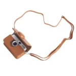 Full Body Leather Camera Case Bag with Strap - Image 5