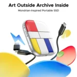 ORICO-H5 2.5 inch Mondrian-Inspired Portable Type-C External SSD - Image 3