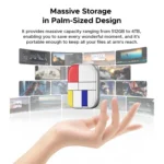 ORICO-H5 2.5 inch Mondrian-Inspired Portable Type-C External SSD - Image 7