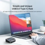 ORICO M3U3-4A 4 in 1 Type-C to USB 3.2 Docking Hub - Image 3