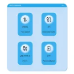 ORICO M3U3-4A 4 in 1 Type-C to USB 3.2 Docking Hub - Image 4