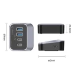 ORICO M32A2C-G2 4 in 1 Type-C to Dual Type-C and Dual USB3.2 Docking Hub - Image 2