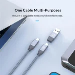 ORICO M32A2C-G2 4 in 1 Type-C to Dual Type-C and Dual USB3.2 Docking Hub - Image 12