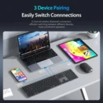 DUX DUCIS LK Series Portable Universal Wireless Keyboard - Image 5