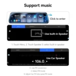 Yesido KM24 9.66 inch HD Image Reversing Assist CarPlay Streaming Rearview Mirror Dash Cam - Image 11