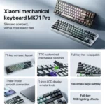 Xiaomi Mechanical Keyboard MK71 Pro Wired / 2.4G / Bluetooth Triple Mode Gaming Keyboard - Image 2