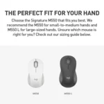 Logitech M550 Bluetooth 2.4G Wireless Dual Mode Silent Mouse - Image 3