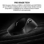 Logitech G Pro X SUPERLIGHT 2 DEX Wireless Gaming Mouse - Image 7