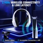 KOTION EACH GS400 Ultra Over Ear Bluetooth Wired 2.4GHz Tri-mode Gaming Headset - Image 3