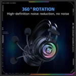 ONIKUMA X80 Abyssal Mirror Effect Game Headphones - Image 4